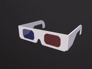 3Dメガネ 3Dモデル