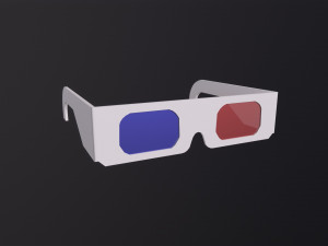 3D Glasses Modèle 3D