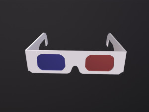 3D Glasses Modèle 3D