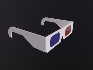 3D Glasses Modèle 3D