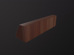 Desk Name Plaque 3D Model