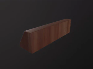 Desk Name Plaque 3D Model