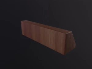 Desk Name Plaque 3D Model