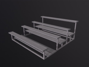 Football Soccer Bleacher 3Dモデル