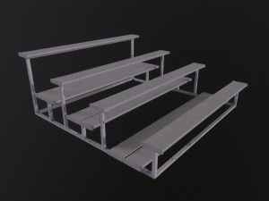 Football Soccer Bleacher 3D 모델