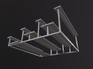 Football Soccer Bleacher 3D 모델