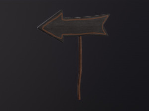 Trick or Treat Sign 3D मॉडल