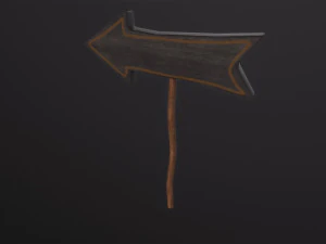 Pumpkins for Sale Sign 3D Model