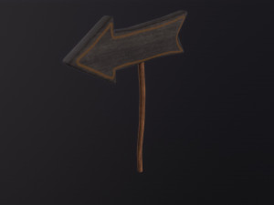 Pumpkins for Sale Sign 3D Модель