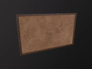 Bacheca di sughero Modello 3D