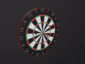 Papan dart papan dart Model 3D