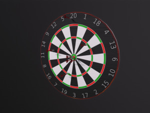 Dartboard dart board 3D Model