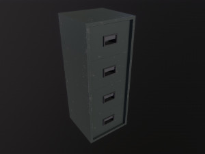 File Cabinet 3D Model