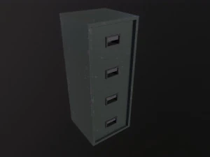File Cabinet 3D Model