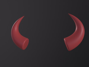 Devil Horn 3D Model