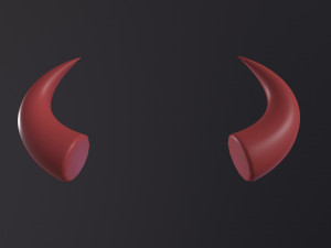 Devil Horn 3D Model