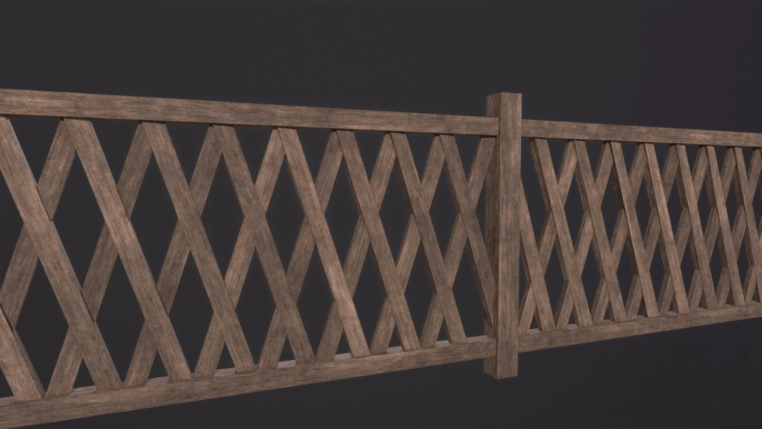 Fence 3D Model .c4d .max .obj .3ds .fbx .stl .blend 