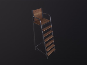 Tennis chair 3D Model