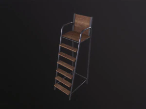 Tennis chair 3D Model