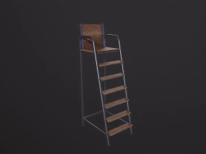 Tennis chair 3D Model