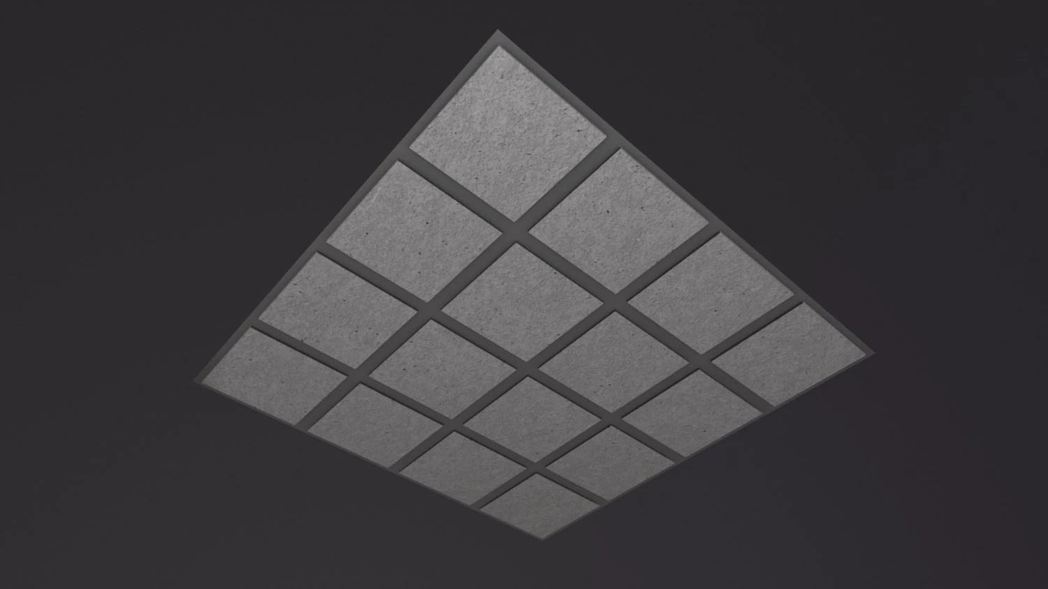 Modular Office Ceiling 3D Model .c4d .max .obj .3ds .fbx .stl .blend 