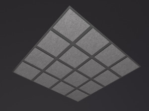 Modular Office Ceiling 3D Model
