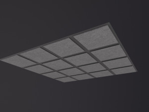 Modular Office Ceiling 3D Model