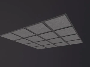 Modular Office Ceiling 3D Model