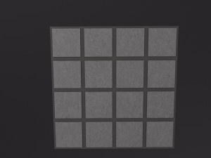 Modular Office Ceiling 3D Model