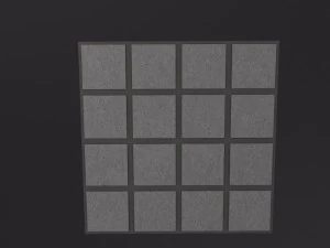 Modular Office Ceiling 3D Model
