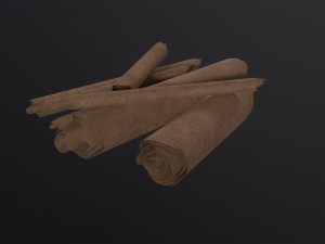 Scrolls Pile 3D Model