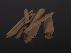Scrolls Pile 3D Model