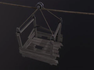Rope way 3D Model