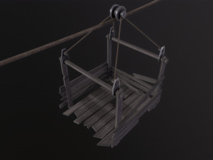 Rope way 3D-Modell