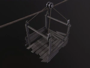 Rope way 3D Model
