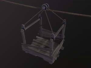 Rope way 3D-Modell