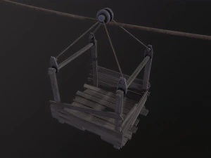 Rope way 3D Model