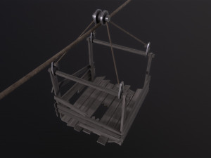 Rope way 3D-Modell