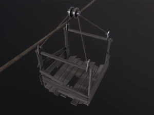 Rope way 3D Model