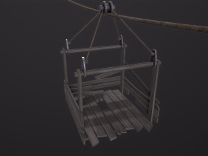 Rope way 3D-Modell