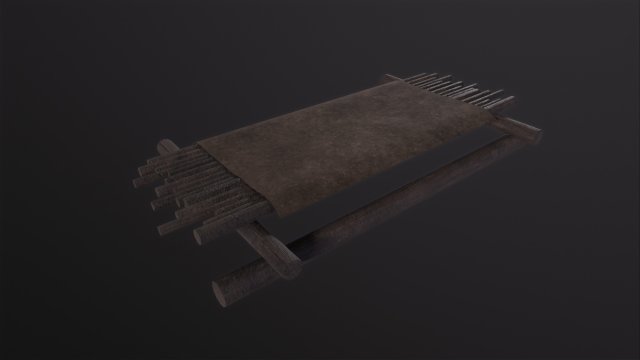 Medieval Bed Modello 3D .c4d .max .obj .3ds .fbx .stl .blend 