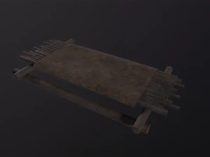 Medieval Bed 3D Model