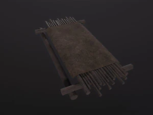 Medieval Bed 3D Model