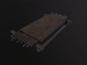 Medieval Bed 3D Model