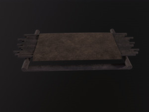 Medieval Bed Modello 3D