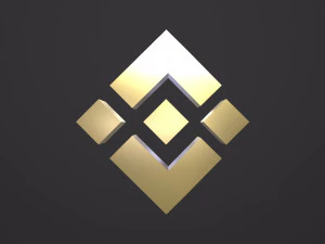 Бинанс Монета 3D Модель
