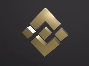 Бинанс Монета 3D Модель