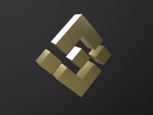 Бинанс Монета 3D Модель