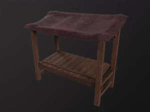 Merchant Stall 3D Model