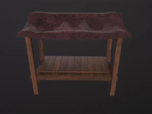 Merchant Stall 3D Model